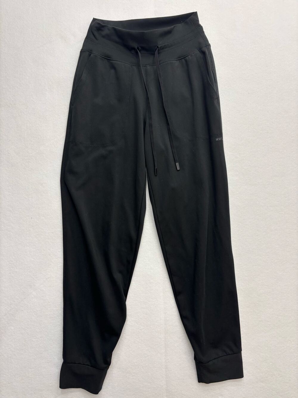 Madewell MWL Woman's XS Flex Skinny Joggers Black Athletic Lounge Pants P1